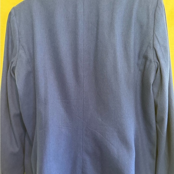 B-51 Joan Leslie Blue Wool Blend Long Sleeve‎ Blazer Suit Jacket Size 12 - Picture 11 of 15